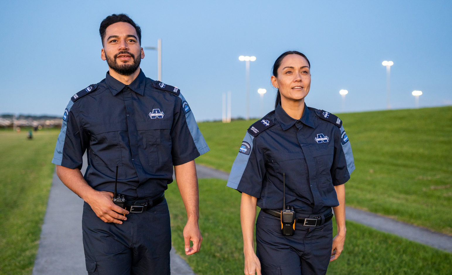 Armourguard security officers on the job in Auckland