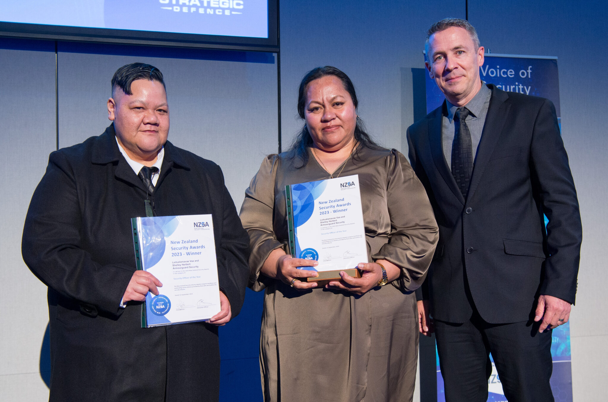 Armourguard team wins NZ's best security guard award